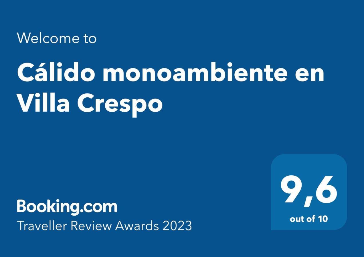 Calido Monoambiente En Villa Crespo Buenos Aires Buitenkant foto